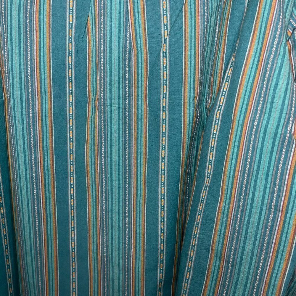 F*cking Awesome Mens Shirt Green Size 2X Striped Button Down Long Sleeve New - Picture 11 of 14